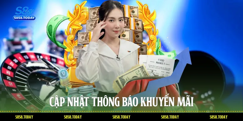 Cập nhật thông báo khuyến mãi